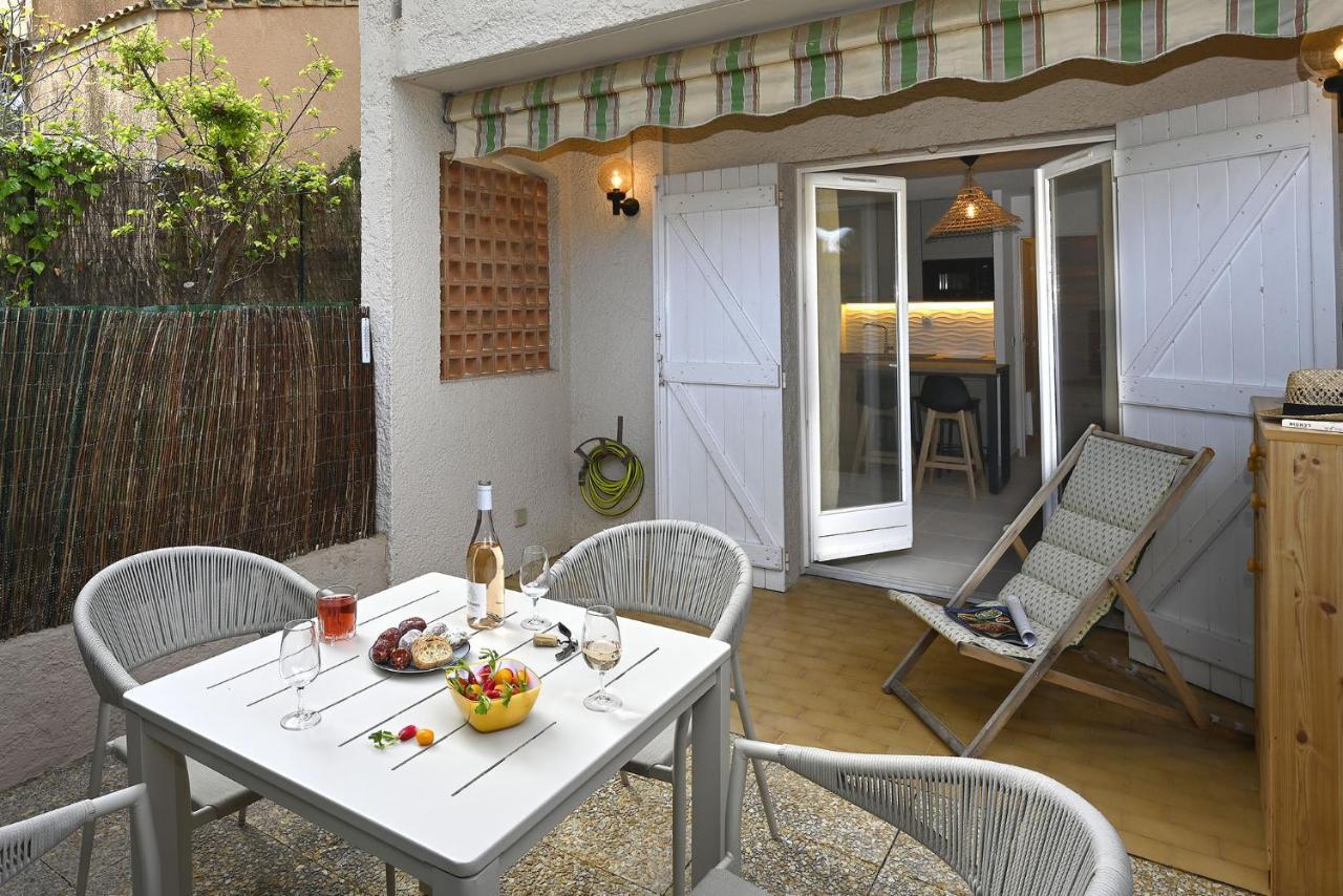 Charmant Studio 2A4 Pers Avec Jardin Et Place De Parking Situe A 5 Min A Pied De La Mer Bandol Zewnętrze zdjęcie